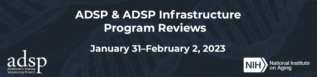 ADSP & ADSP Infrastructure Program Reviews - January 31-February 2, 2023