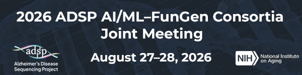 2026 ADSP AI/ML–FunGen Consortia Joint Meeting, August 27–28, 2026